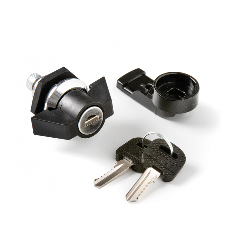 CERRADURA METAL PLASTICO NEGRO