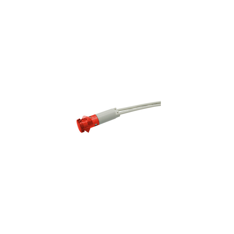 PILOTO LED 10.5 230V ROJO