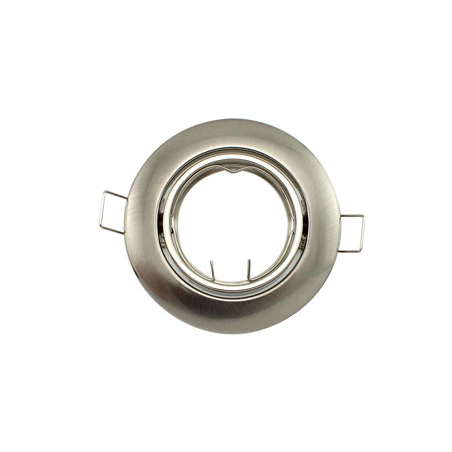 EMBELLECEDOR PARA GU10 REDONDO SATINADO NICKEL