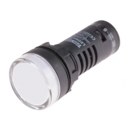 INDICADOR LUMINOSO LED BLANCO 22MM 31-AC220V