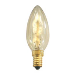BOMBILLA DECORATIVA VELA FIL DE CARBONO