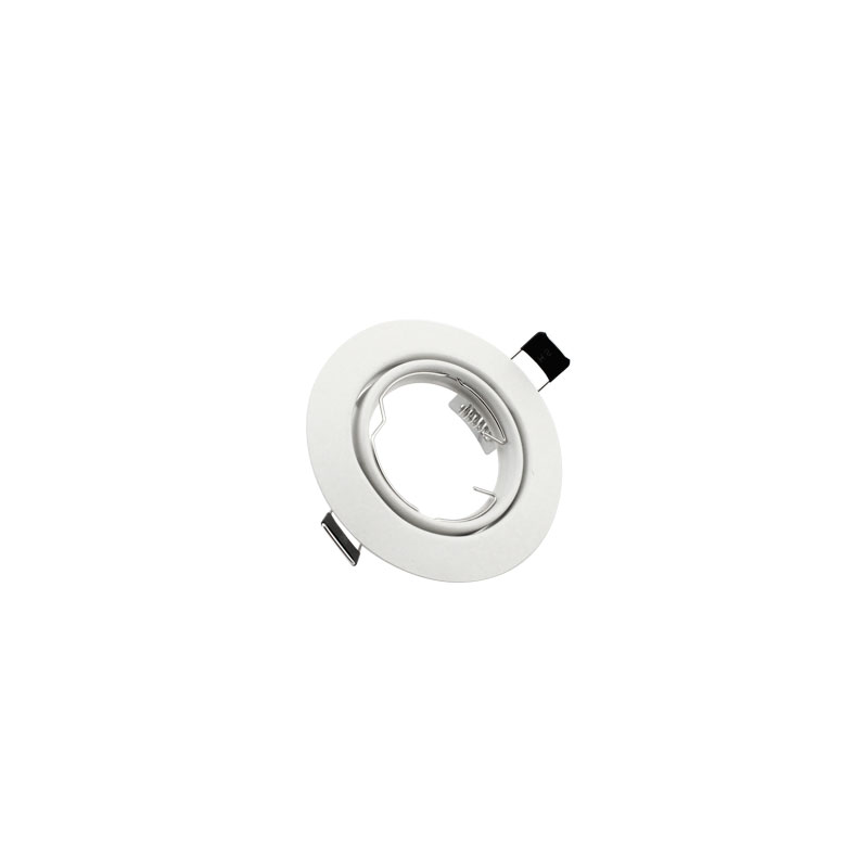 EMBELLECEDOR PARA GU10 REDONDO BLANCO