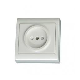BASE SUP SIN POZO 80*80 BL 16A 250V
