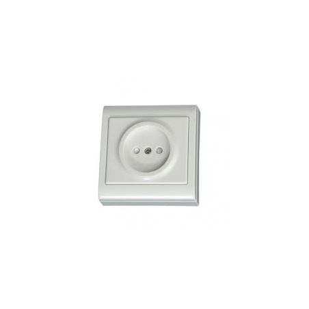 BASE SUP SIN POZO 80*80 BL 16A 250V