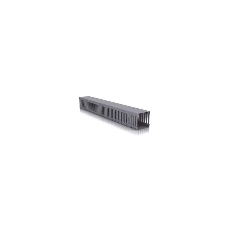 CANAL 77 RANURADA 42*30 GRIS X MTEROS