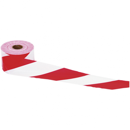 CINTA BALIZA BLANCA/ROJA 70MM*200MTS EDM