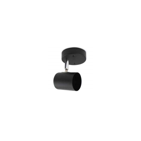 FOCO TECHO SIMPLE GU10 NEGRO