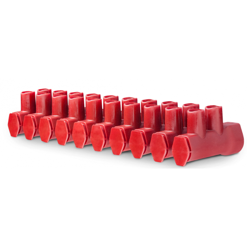 REGLETA ROJA 10MM TAPA TRASERA  PR10